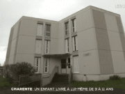 9 year old French boy abandoned by mom lived alone in home with no electricity or hot water in village of Nersac.